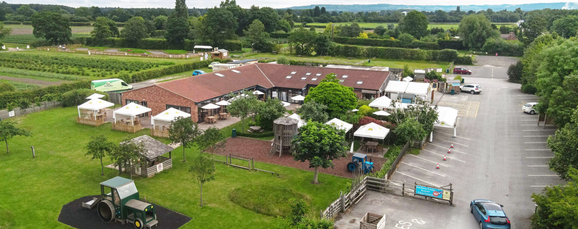  Aerial view of The Balloon Tree entrance